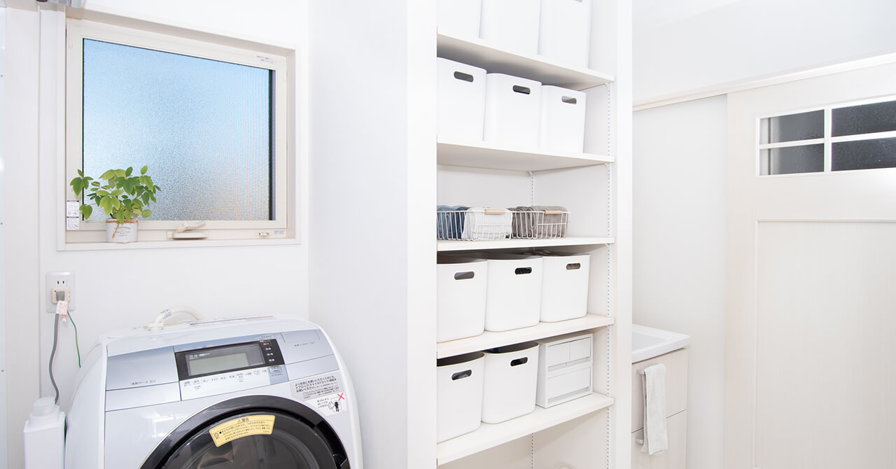 洗濯機上・周りの収納アイデア
